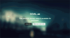 Desktop Screenshot of goal.ae