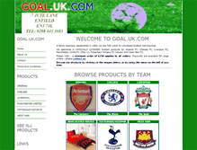 Tablet Screenshot of goal.uk.com