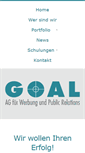 Mobile Screenshot of goal.ch
