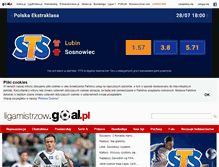 Tablet Screenshot of ligamistrzow.goal.pl