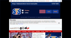 Desktop Screenshot of euro2012.goal.pl