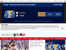 Tablet Screenshot of euro2012.goal.pl